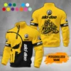 Personalized Name Ski Snowmobile Waffle Sweatshirts DA841